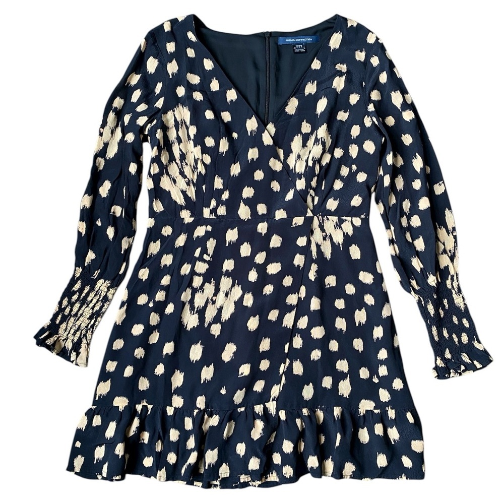 French Connection Women’s Patterned Mini Dress Si… - image 1